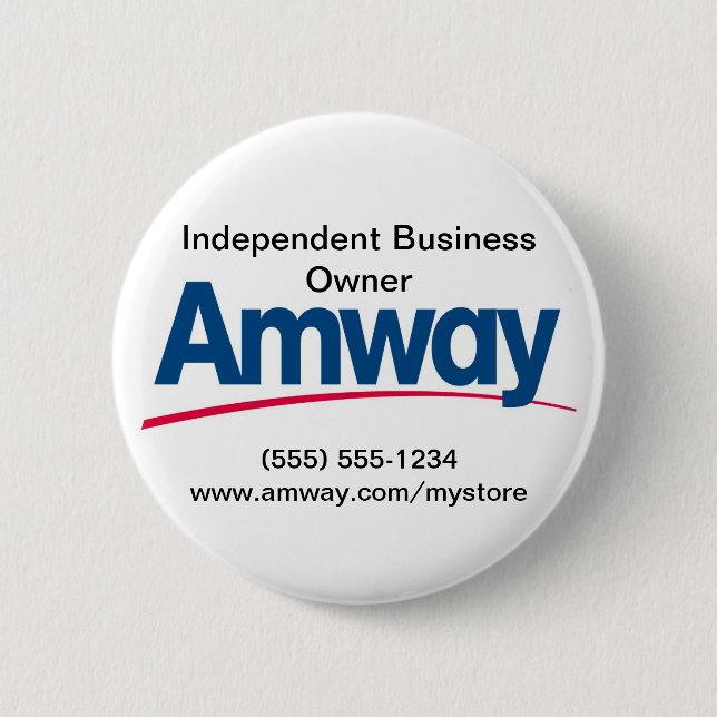 Amway Knopf Button (Vorderseite)