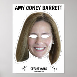 AMY CONEY BARRETT Halloween Maske Poster