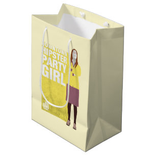 Amy Downtown Hipster Party Girl Mittlere Geschenktüte
