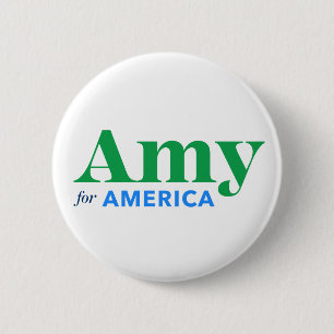 Amy für Amerika Button