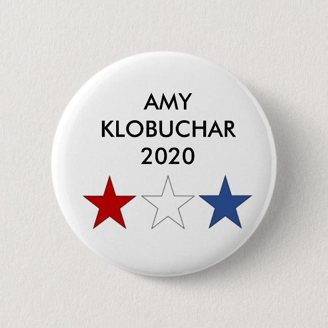 Amy Klobuchar 2020 Präsidentenknopf Button (Vorderseite)