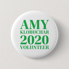 Amy Klobuchar Volunteer 2 Zoll Round Button