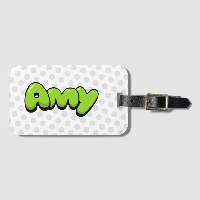 Amy Luggage Tag Gepäckanhänger (Vorderseite (Horizontal))