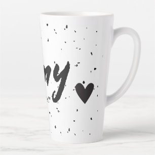 Amy Name bedeutet Womens Tasse Minimal Schwarz-wei