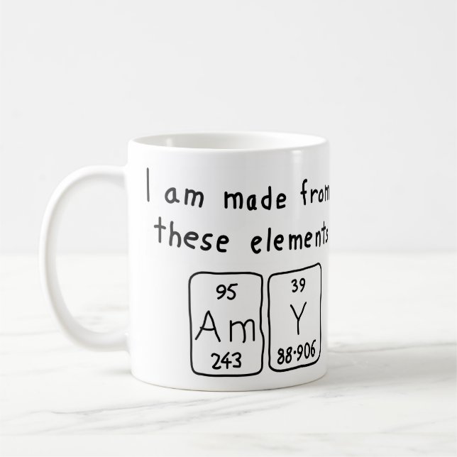 Amy Periodenname Tasse (Links)