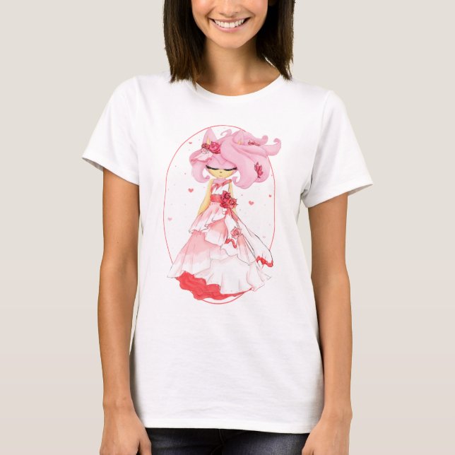 Amy Rose sonic T-Shirt (Vorderseite)