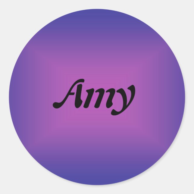 Amy Runder Aufkleber (Vorderseite)