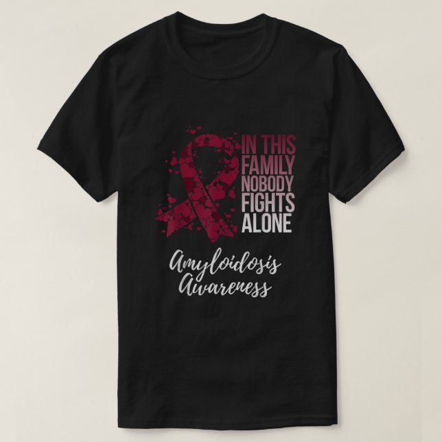Amyloidose Awareness T-Shirt (Design vorne)