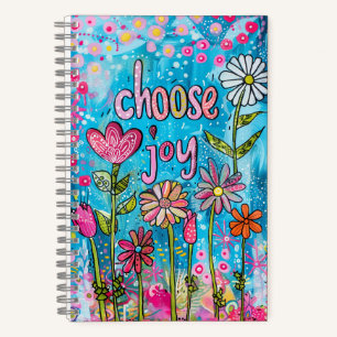 *~* AN1 Florale Fantasie Whimsische Freude Wählen Notizbuch