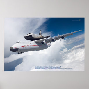 An-225 Mrija & Buran: Aviations-Legendenposter Poster