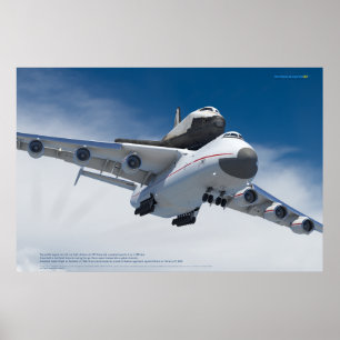 An-225 Mrija & Buran: Weltraum-Legenden Poster