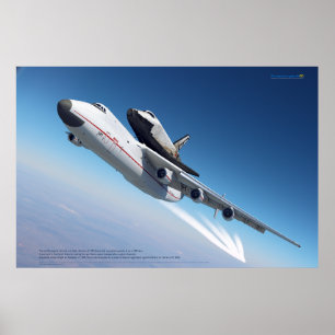 An-225 Mrija & Buran: Weltraum-Legenden Poster