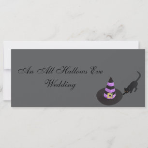 "An All Hallow Eve Wedding" Einladung