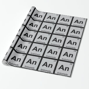 An - Andromeda Griechische Chemie Periodische Tabe Geschenkpapier