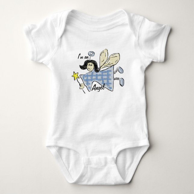 An Angel Baby Strampler (Vorderseite)