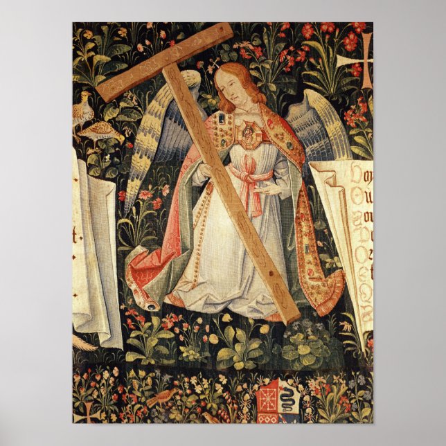 An angel carrying the cross poster (Vorne)