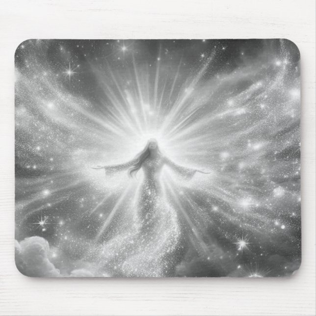 An Angel in the Clouds on a Thick Mousepad (Vorne)
