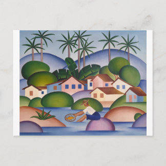 An Angler - tarsila do Amaral Postkarte