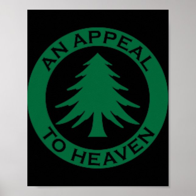 An Appeal To Heaven Flag Ne Tree Flag Roundel New  Poster (Vorne)