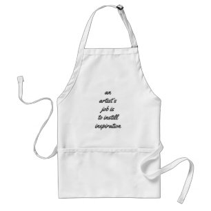 An Artist's Job Standard Apron Schürze