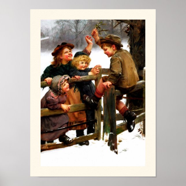 "An Bay". Vintage Kunst von Arthur Elsley Poster (Vorne)