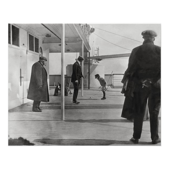 An Bord der Titanic Fotodruck (Vorne)