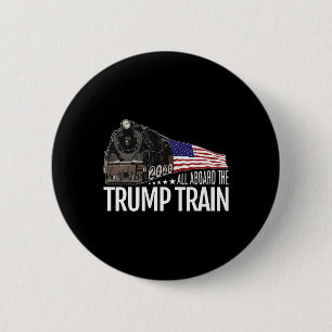 An Bord der Trump-Bahn 2020 - Neuwahl amerikanisch Button