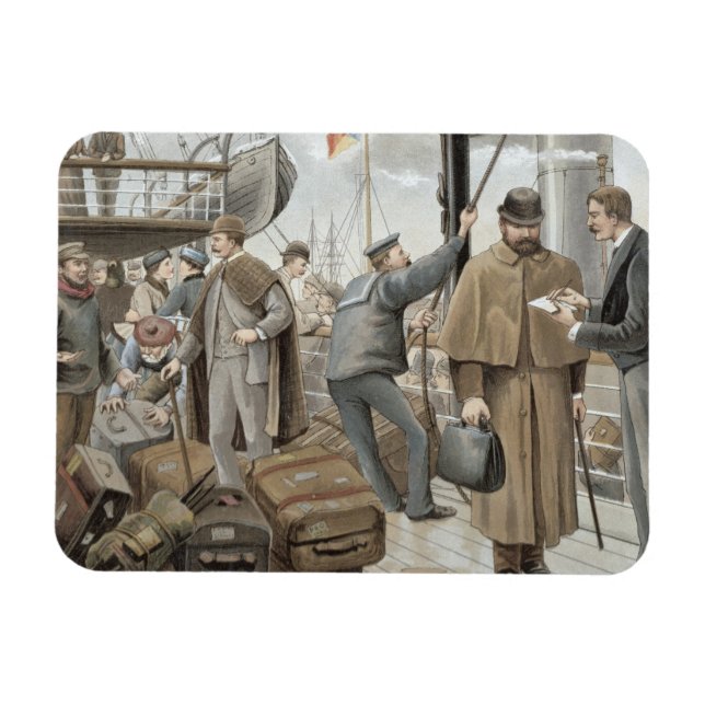 An Bord von Tilbury, von 'P & O Pencillings Magnet (Horizontal)