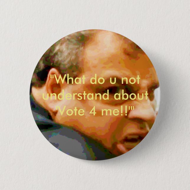 An Chris Christie - wem u lookin?! Button (Vorderseite)