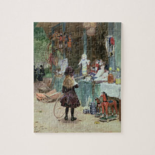 An den Champs-Elyseesgärten c.1897 (Gouache an