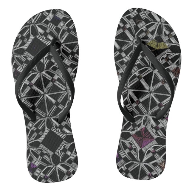 An den Crossroads Thongs beteiligt Flip Flops (Fußbett)