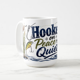 An den Frieden und die Stille gewöhnter Angelbeche Kaffeetasse