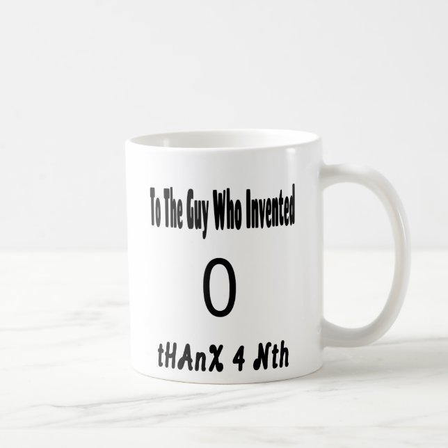 An den Typ, der 0.05.4 Mathematiklehrer erfunden h Kaffeetasse (Rechts)