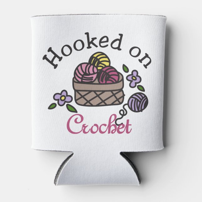 an der Crochet angekokert Dosenkühler (Vorderseite)