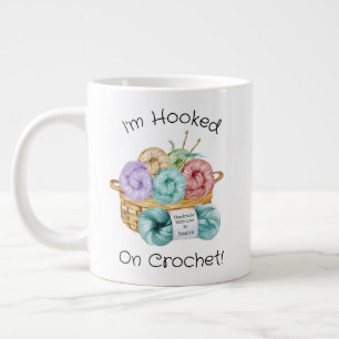An der Crochet Personalisierte Riesenkaffee-Tasse  Jumbo-Tasse