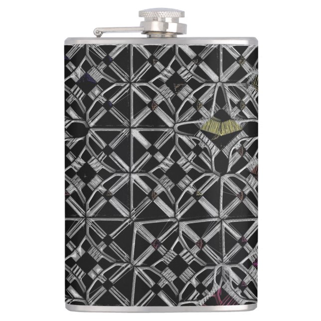 An der Crossroads Hip Flask angeschlossen Flachmann (Vorderseite)