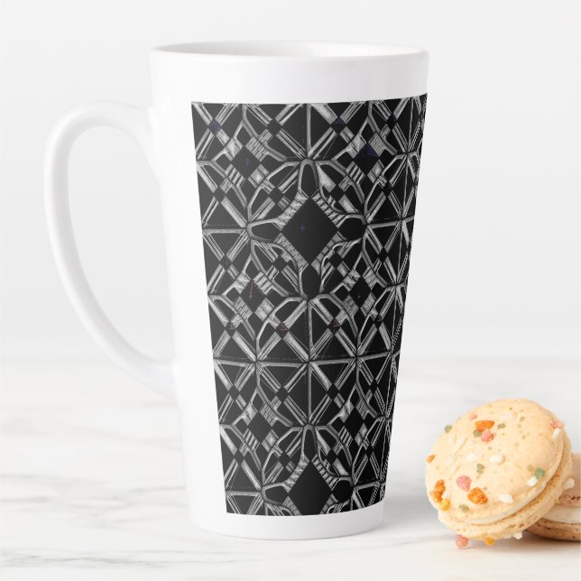 An der Crossroads Latte Tasse beteiligt (Beispiel)