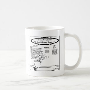 An der Goldilocks Klimaanlage Kaffeetasse