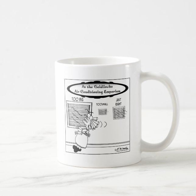 An der Goldilocks Klimaanlage Kaffeetasse (Rechts)