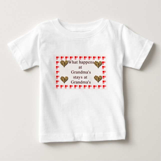 An der Großmutter Baby T-shirt (Vorderseite)