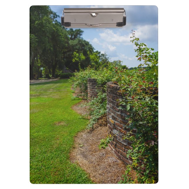 An der kurvenreichen Mauer Klemmbrett (Vorderseite)