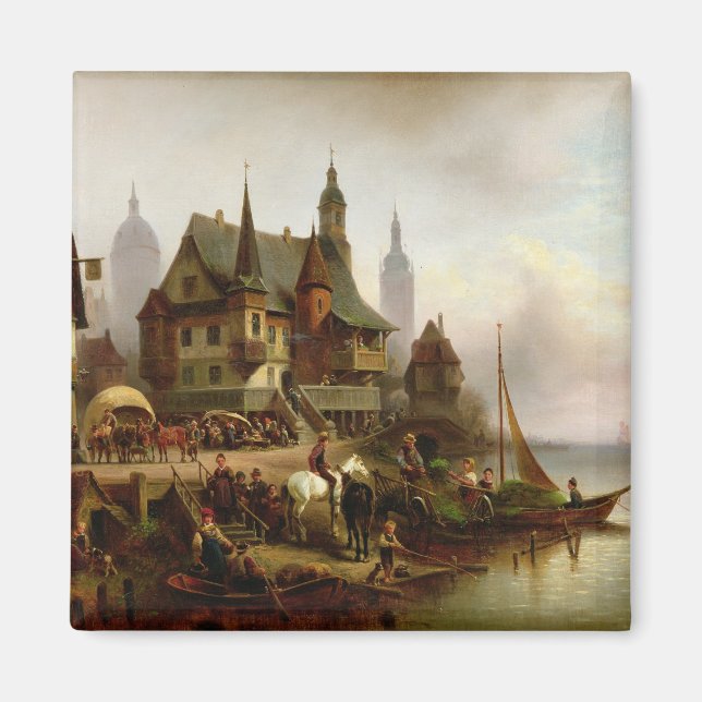 An der Küste, 1872 Magnet (Vorne)