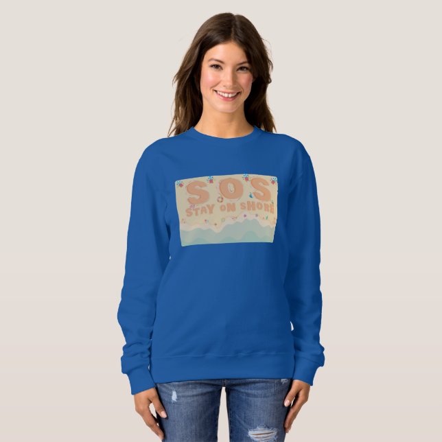 An der Küste bleibe Sweatshirt (Vorne ganz)