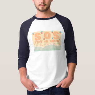 An der Küste bleibe T-Shirt