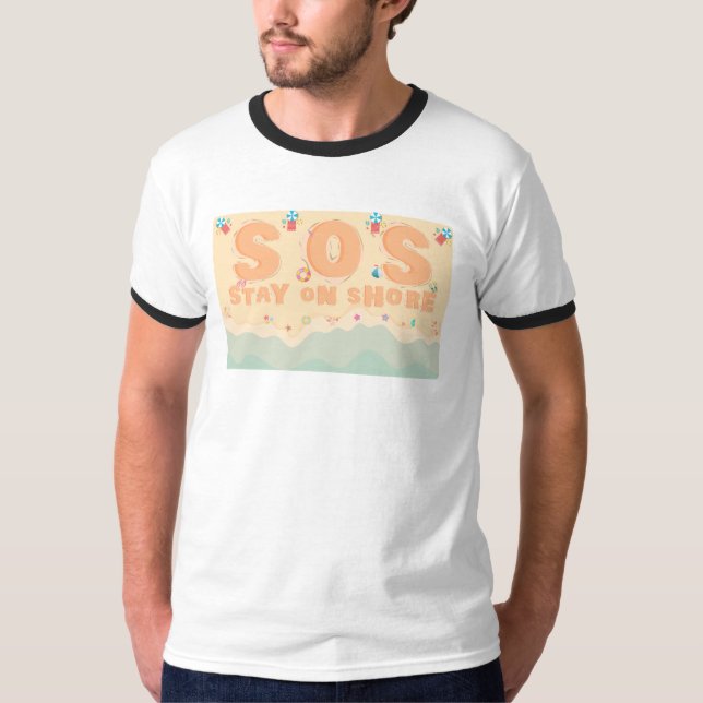 An der Küste bleibe T-Shirt (Vorderseite)
