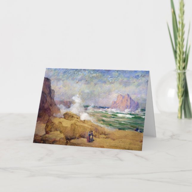 An der Küste Kaliforniens | William Henry Holmes Karte (Vorderseite)