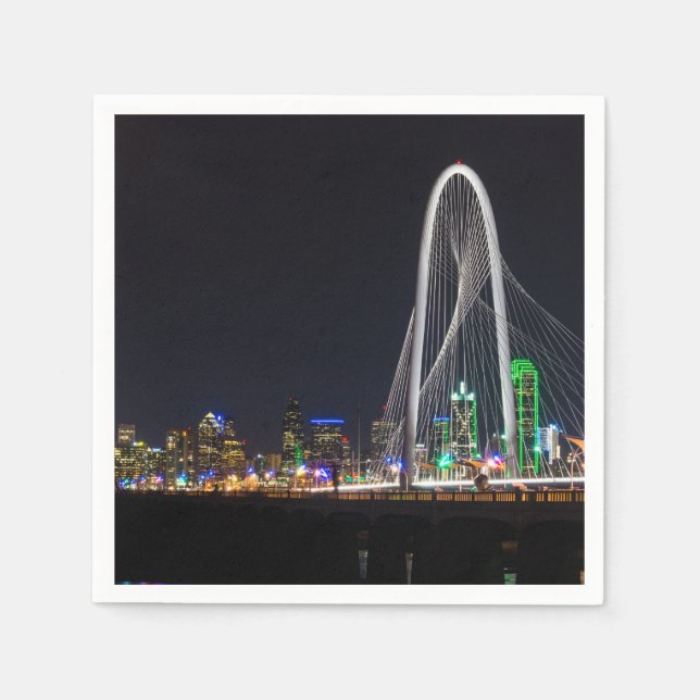 An der Margaret Hunt Hill Bridge Serviette (Vorderseite)