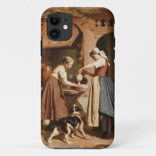 An der Molkerei 1866 (Öl auf Platte) title_seo2