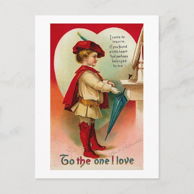 An die erste I-Liebe (2) Postkarte (Vorderseite)