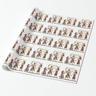 An die Götter appelliert die ägyptische Volkskunst Geschenkpapier